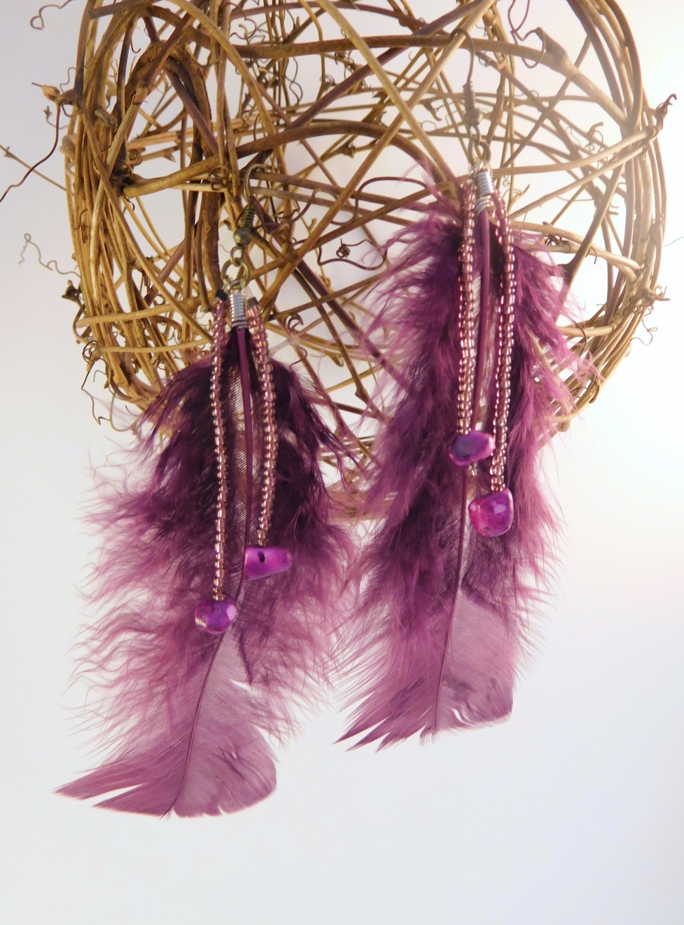 Purple w Beads
